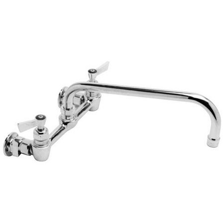 Wall Mounted Faucet 8"" Ctr Wall 12"" Noz -  FISHER MANUFACTURING, 13269